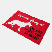 ドイツの羊飼い ドアマット (アングル)