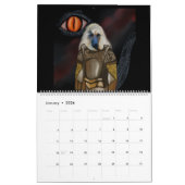 ドイツの羊飼い「ドラゴン&ドッグ」 カレンダー (1月 2026)