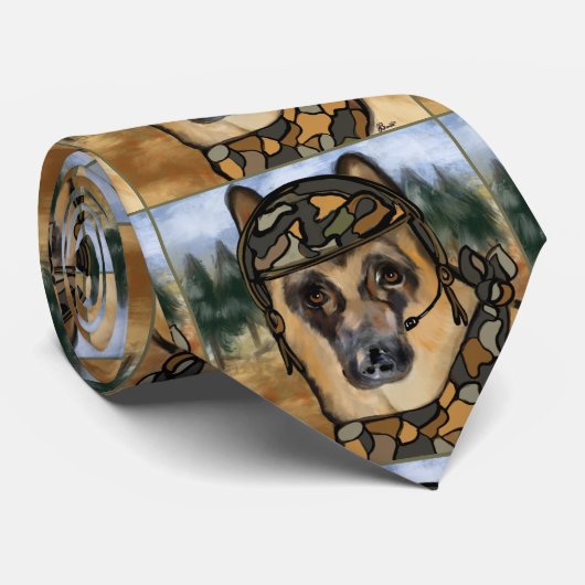 ドイツの羊飼い        ネクタイ (ロール)