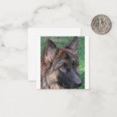 ドイツの羊飼い ノートカード (正面/裏面インサイチュ)