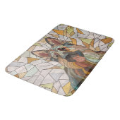 ドイツの羊飼い – モザイクアート バスマット (アングル)