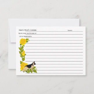 ドイツの羊飼い：レシピカードのキッチンから