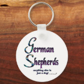 ドイツの羊飼い – 他の何でも犬だ！ キーホルダー (正面)