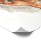 ドイツの羊飼い「幽霊」コラージュ ポスター (角)