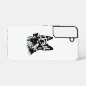 ドイツの羊飼い – 愛犬家 SAMSUNG GALAXYケース (裏面横)