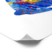 ドイツの羊飼い、水彩羊飼い ポスター (角)