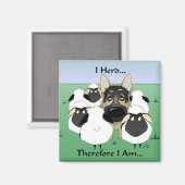 ドイツの羊飼い – 私は見た…だから私は磁石である マグネット (正面/裏面)