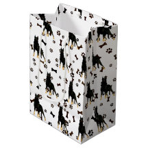 ドイツの羊飼い、黒バンダナ荷物ハンドルラ