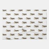 ドイツの羊飼い(Sable) キッチンタオル (横)