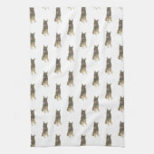 ドイツの羊飼い(Sable) キッチンタオル (縦)