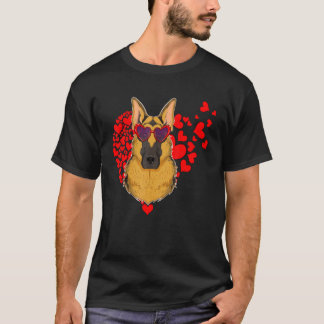 ドイツの羊飼いI犬Iドイツの羊飼い Tシャツ