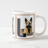 ドイツの羊飼いLOVEギフト ジャンボコーヒーマグカップ (右)