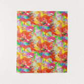 ドイツの羊飼カラフルい タペストリー (正面)