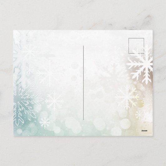 ドイツの羊飼パーソナライズされたいの聖降誕祭 シーズンポストカード (裏面)