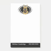 ドイツの羊飼パーソナライズされたい犬 ポストイット (正面)