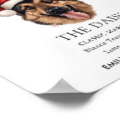 ドイツの羊飼結婚い犬の看板 ポスター (角)