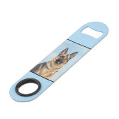 ドイツの羊飼絵画いのかわいいオリジナルの犬芸術 スピード栓抜き (正面アングル)