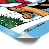 ドイツの羊飼走いはクリスマスの木だ ポスター (コーナー)