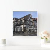 ドイツの脱型 スクエア壁時計 (ホーム)