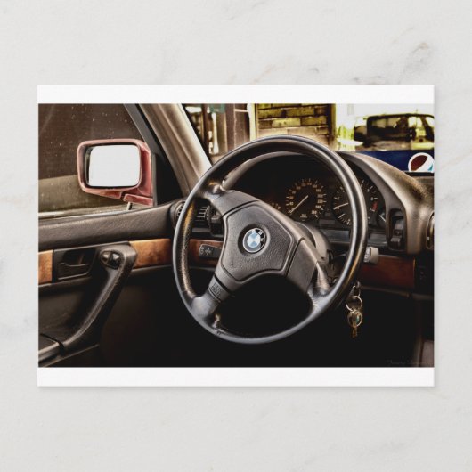 ドイツの自動車芸術はがき ポストカード (正面)