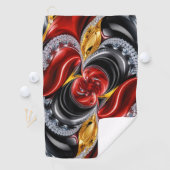 ドイツの色を使ったゴルフタオル ゴルフタオル (インサイチュ)