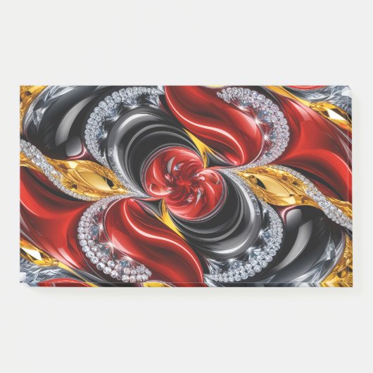 ドイツの色を使ったメモ ポストイット (正面)