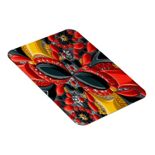 ドイツの色を使用したフレキシブルなフォトマグネット マグネット (右側)