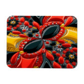 ドイツの色を使用したフレキシブルなフォトマグネット マグネット (横)