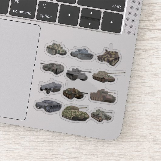 ドイツの複数の第2次世界大戦タンク シール (詳細)