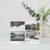 ドイツの複数の風景 ポストカード (スタンド正面)