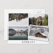 ドイツの複数の風景 ポストカード (正面/裏面)