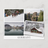 ドイツの複数の風景 ポストカード (正面)
