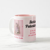 ドイツの誇りを持ったゴッドマザー新生児写真 ツートーンマグカップ (正面左)