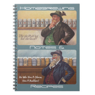 ドイツの諺のノートのHomebrewingのレシピのノート ノートブック