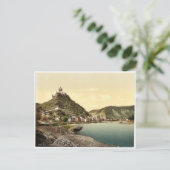 ドイツの谷モゼル、Cochem and castle ポストカード (スタンド正面)