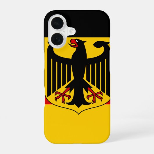 ドイツの象徴 iPhone 16ケース (裏面)