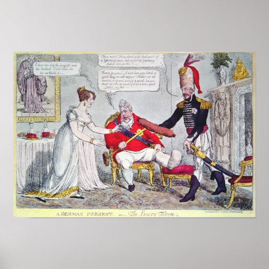 ドイツの贈物か恋人のトークン ポスター (正面)