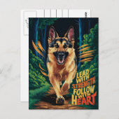 ドイツの走羊飼いの森 ポストカード (正面/裏面)