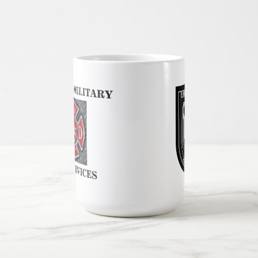 ドイツの軍の消防機関のマグ コーヒーマグカップ (中央)