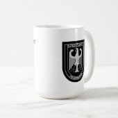 ドイツの軍の消防機関のマグ コーヒーマグカップ (正面右)