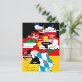 ドイツの連邦州 ポストカード (スタンド正面)