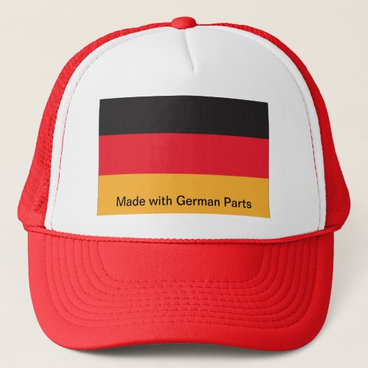 ドイツの部品と作られること誇りを持ったなトラック運転手の帽子 キャップ (正面)