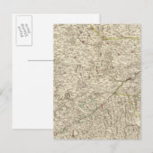 ドイツの都市部 ポストカード (正面/裏面)