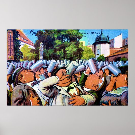 ドイツの醸造酒 ポスター (正面)