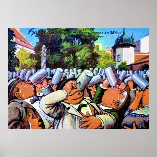 ドイツの醸造酒 ポスター (正面)