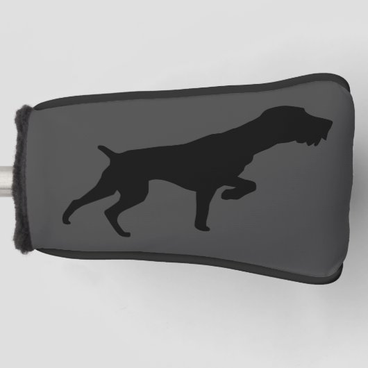 ドイツの金髪のポインターハット ゴルフヘッドカバー (正面)