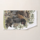 ドイツの金髪のポインタ、ハンチンへの情熱 バスタオルセット (ハンドタオル)