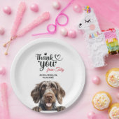 ドイツの金髪の指針犬のウェディングレセプション ペーパープレート (パーティー)