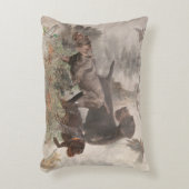 ドイツの金髪ポインタのタペストリー屋外ピロー アクセントクッション (正面(垂直))