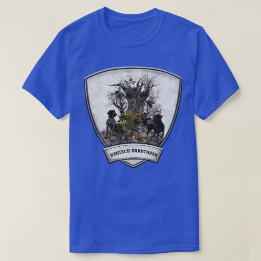 ドイツの金髪ポインター狩りシーズン Tシャツ (デザイン正面)